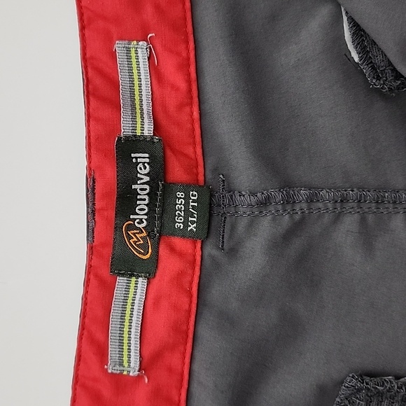 Cloudveil Men's Grey Stone Shorts Roll  Up Hem Hiking Travel Lightweight Size XL - Picture 10 of 15